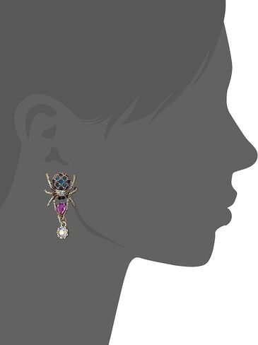 Betsey Johnson Spider Non-Matching Drop Earrings in Saudi Arabia