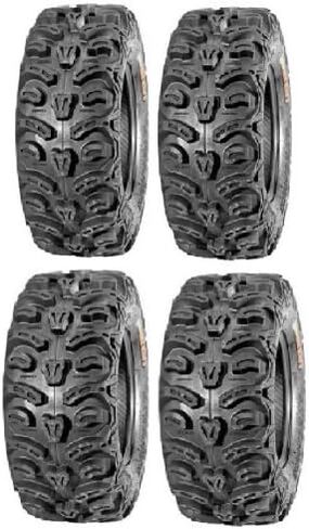 مجموعة كاملة من Kenda Bear Claw HTR شعاعي (8ply) 27x9-12 و 27x11-12 إطارات ATV (4) in Saudi Arabia