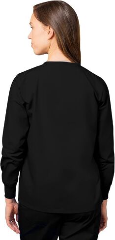 Adar Universal Women's Scrub Set - Warm-Up Scrub Jacket and Elastic Pull-On Pants in Saudi Arabia