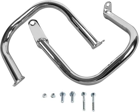 TCT-MOTORPARTS 1'' Chrome Engine Guard Highway Crash Bar Fit for Yamaha Vstar Dragstar 400/650 Classic 1998-2016; Vstar Dragstar 400/650 Custom 1997-2016 in Saudi Arabia