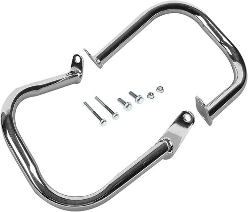 TCT-MOTORPARTS 1'' Chrome Engine Guard Highway Crash Bar Fit for Yamaha Vstar Dragstar 400/650 Classic 1998-2016; Vstar Dragstar 400/650 Custom 1997-2016 in Saudi Arabia