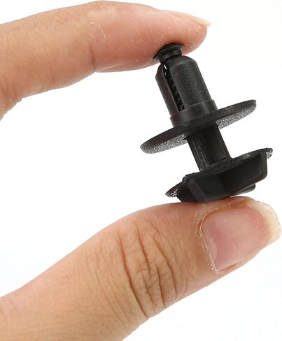 20PCS LR024316 Battery Cover Clip Screws Fastener Fit for 9mm Hole Compatible with Land Rover Range Rover, Nylon Plastic Retainer Push Fasteners Engine Sight Shield Trim Push-Type Clips for Cowl Panel in Saudi Arabia