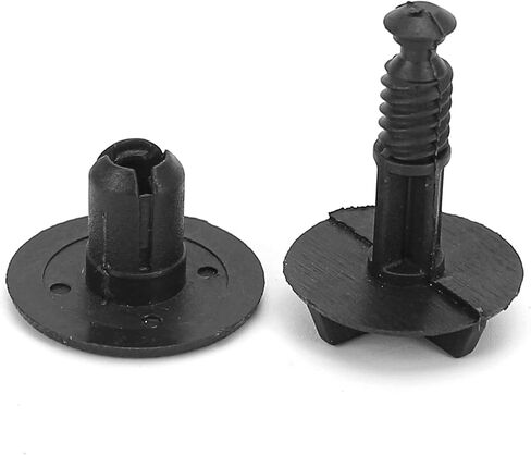 20PCS LR024316 Battery Cover Clip Screws Fastener Fit for 9mm Hole Compatible with Land Rover Range Rover, Nylon Plastic Retainer Push Fasteners Engine Sight Shield Trim Push-Type Clips for Cowl Panel in Saudi Arabia