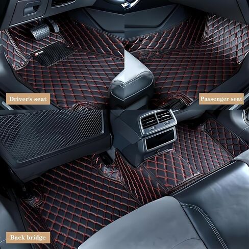Customize All-Weather Protection Luxury Leather Floor Mats for Cars, SUVs, and Trucks According to Automotive Model (3D Black Floor Mats) in Saudi Arabia