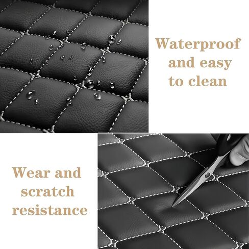Customize All-Weather Protection Luxury Leather Floor Mats for Cars, SUVs, and Trucks According to Automotive Model (3D Black Floor Mats) in Saudi Arabia