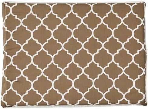 MidWest Homes for Pets Quiet Time Teflon Defender Dog Beds; Pet Beds Designed to Fit Folding Metal Dog Crates, Brown & White Geometric Pattern, 30-Inch in Kuwait