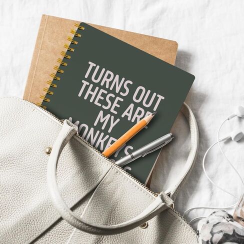 EKGJW Funny Notebooks for Work,Flesh Pink Aesthetic Journal, Funny Boss Day Gifts, Boss Gifts for Men Women, Funny Gifts for Boss, Boss Office Decor, Spiral Notebook 5.5x8.3 Inch（green） in Kuwait