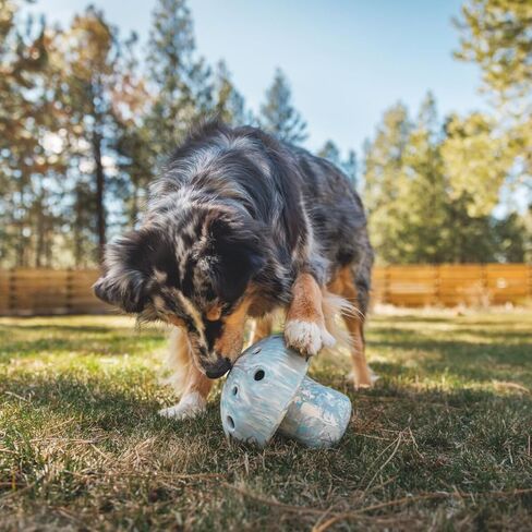 Ruffwear، لعبة Porcini، لعبة إثراء الكلب ووحدة التغذية البطيئة، المنشور الأزرق in Kuwait