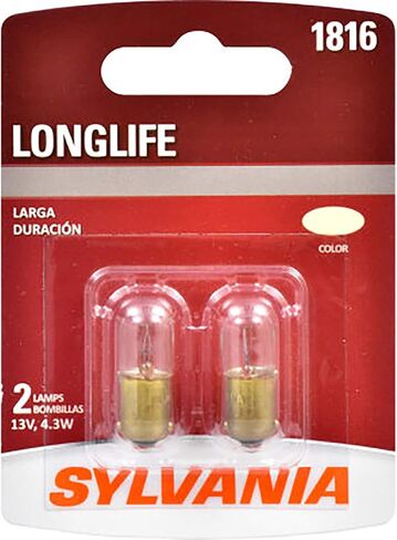 سيلفانيا - 1816 Long Life Miniature - لمبة ، مثالية لصينية الرماد ، صندوق القفازات وأكثر من ذلك (يحتوي على مصابيح 2) in Saudi Arabia