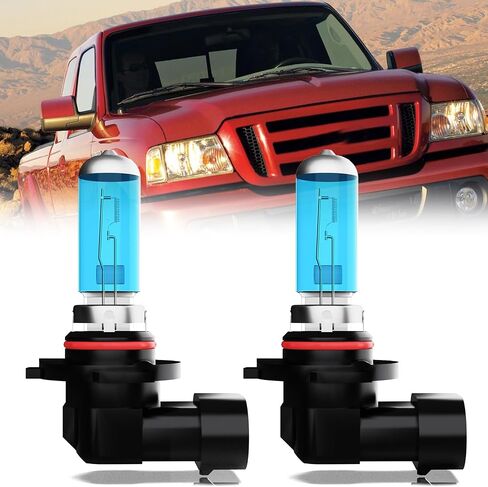 مصابيح المصابيح الأمامية متوافقة مع Ford Ranger 1998-2000 ، 9007 High Low Beam + 9006 Fog Light in Kuwait