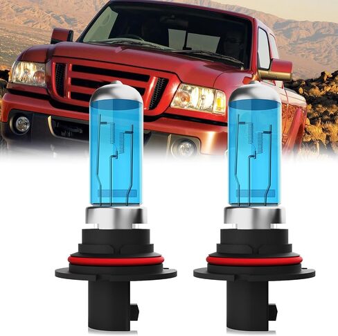 مصابيح المصابيح الأمامية متوافقة مع Ford Ranger 1998-2000 ، 9007 High Low Beam + 9006 Fog Light in Kuwait