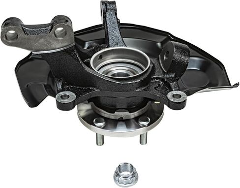 Detroit Axle - AWD Front Steering Knuckle for 2004-2007 Toyota Highlander 2005 2006, Right Steering Knuckle & Wheel Bearing Hub Assembly Replacement in Saudi Arabia