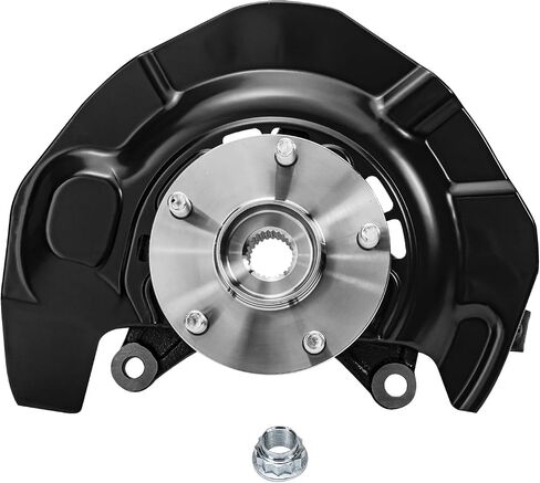 Detroit Axle - AWD Front Steering Knuckle for 2004-2007 Toyota Highlander 2005 2006, Right Steering Knuckle & Wheel Bearing Hub Assembly Replacement in Saudi Arabia