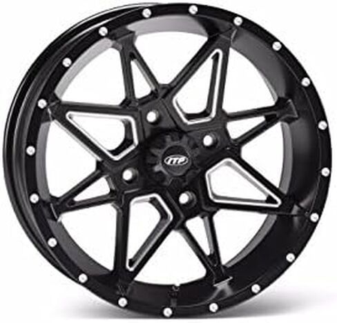 ITP Tornado ATV Wheels/Rims Milled/Black 15 "Can-Am Commander Maverick Renegade Outlander Defender in Saudi Arabia