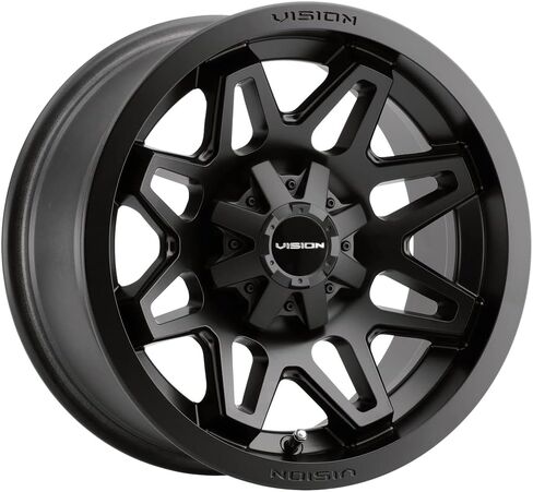 Vision 416 Seven UTV 12x8 4x156-10.2mm Matte Black Wheel Rim 12 "inch in Saudi Arabia