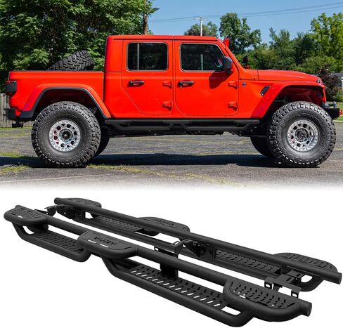 Vijay 4 Doors Side Step Bars Running Boards Compatible with 2020-2025 Gladiator JT in Kuwait