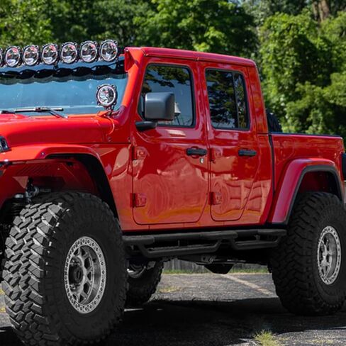 Vijay 4 Doors Side Step Bars Running Boards Compatible with 2020-2025 Gladiator JT in Kuwait