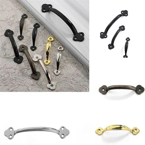 Pulls Handles 20Pcs Chinese Style Knobs Drawer Pulls Antique Bronze Cabinet Handles Zinc Alloy Door Handles Hardware Fittings for Drawer Closet Cupboard Kitchen(79mm-Gold) in Saudi Arabia
