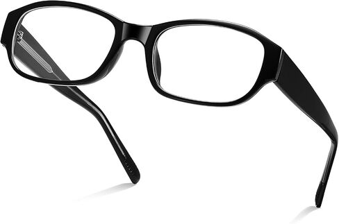 Narrow Rectangular Blue Light Glasses Anti Eyestrain Computer Glasses for Screen,Scholar Chic Style for Women in Saudi Arabia