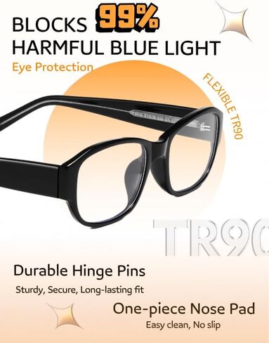 Narrow Rectangular Blue Light Glasses Anti Eyestrain Computer Glasses for Screen,Scholar Chic Style for Women in Saudi Arabia