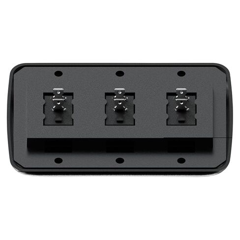 Leisure LED Contemporary Triple SPST On-Off Switch with Bezel, 12-Volt, for RV, Trailer, Camper (Black) in Kuwait