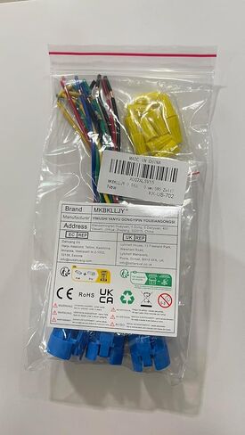 3PCS 22mm Push Button Switch Pigtail Wire Connector Socket with Buckle 5Pin Copper Wire 20AWG Harness Plug PA66 Shell with Terminal Cap for Marine Car Truck Computer (150mm/5.90inch) in Kuwait