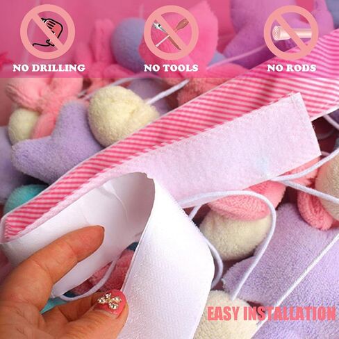 Kawaii Fluffy Plush Door Curtain 33" W x 36" L Self-Adhesive Cute Pink Bow Heart-Shaped Window Wall Curtain for Living Room and Bedroom Decor in Saudi Arabia