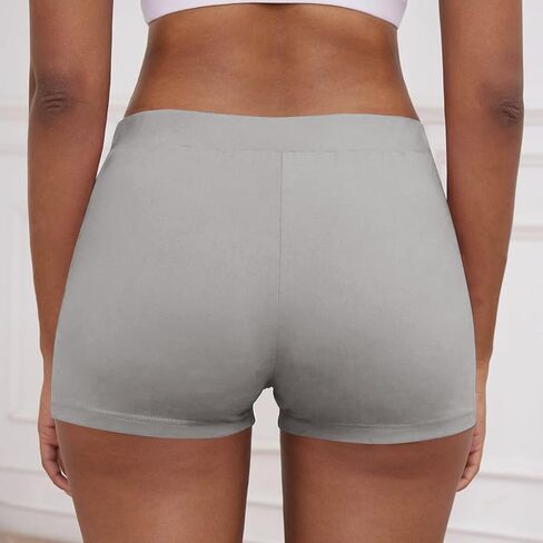 OLYCN Women's Micro Shorts Y2K Low Rise Slim Fit Elastic Button Front Comfy Shorts Sexy Pj Bottoms in Saudi Arabia