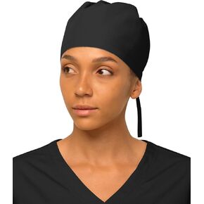 Women’s Working Scrub Cap with Adjustable Elastic Tie-Back – Lightweight, Washable Nursing Cap with Built-in Sweatband in Saudi Arabia