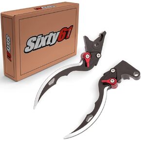 Black Blade Levers Compatible with Kawasaki Ninja ZX6R 2019-2025 Brake and Clutch Adjustable Set, ZX 6R in Kuwait