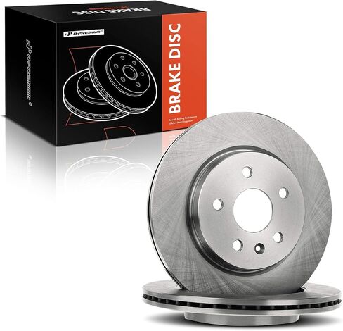 A-Premium 12.40 inch (315mm) Rear Vented Disc Brake Rotors Compatible with Select Chevy, Buick, Cadillac and Saab Models - Camaro, Impala, Malibu, 9-5, Allure, LaCrosse, Regal, CT5, CT6, XTS, 2-PC Set in Saudi Arabia