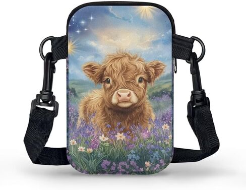 Xpyiqun Crossbody Phone Bag for Purse for Women Canvas Small Sling Shoulder Handbag Cross Body Pouch in Kuwait