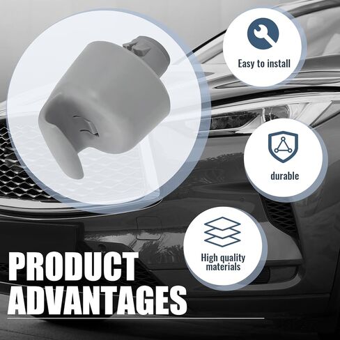 96409-5HA0A Sun Visor Retainer Clip Holder Latch Lock, Compatible with Trail T32 Altima Murano Pathfinder Teana Rogue Titan Armada, Infiniti QX56 QX60 QX50 Q70L Q70 Q M56 M37 M35h JX35 (Gray) in Saudi Arabia
