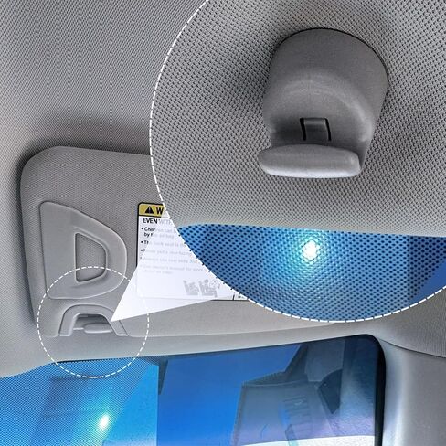 96409-5HA0A Sun Visor Retainer Clip Holder Latch Lock, Compatible with Trail T32 Altima Murano Pathfinder Teana Rogue Titan Armada, Infiniti QX56 QX60 QX50 Q70L Q70 Q M56 M37 M35h JX35 (Gray) in Saudi Arabia