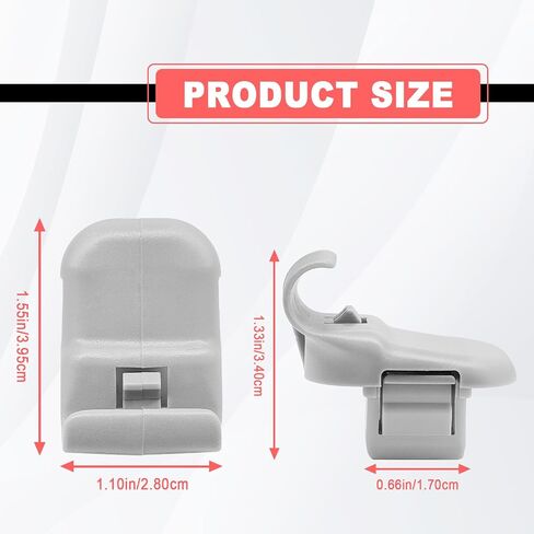 LC6269261B77 SUN VISOR Support Clip Retainer متوافق مع 2004-2009 MAZDA RX-8 CX-7 3 CX-9 5 6 ، 2PCS SUN SUN CLIP in Saudi Arabia