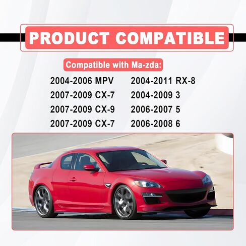 LC6269261B77 SUN VISOR Support Clip Retainer متوافق مع 2004-2009 MAZDA RX-8 CX-7 3 CX-9 5 6 ، 2PCS SUN SUN CLIP in Saudi Arabia