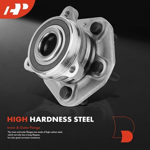 A-Premium Front Wheel Bearing and Hub Assembly with 5-Lug Compatible with Tesla 3 2018-2022, Y 2020-2022, AWD only in Saudi Arabia