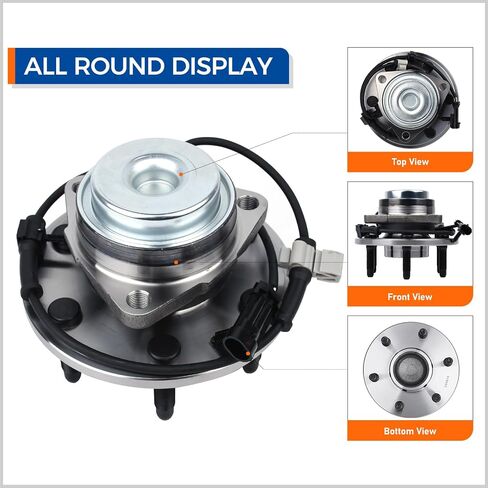 PAROD 2PCS 515053 Wheel Hub & Bearing Assembly Fit for 2002-2006 Cadillac Escalade, Chevy Avalanche 1500, 2003-2008 Express 2003-2005 2500, 2000-2006 Suburban Tahoe, GMC Savana Yukon, Yukon XL 1500 in Saudi Arabia