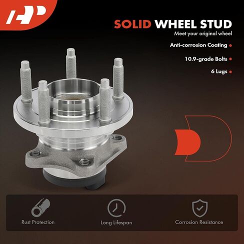 A-Premium 2 x Rear Wheel Bearing and Hub Assembly with 5-Lug Compatible with Ford Edge 2009-2010 & Lincoln MKX 2009-2010, FWD in Saudi Arabia