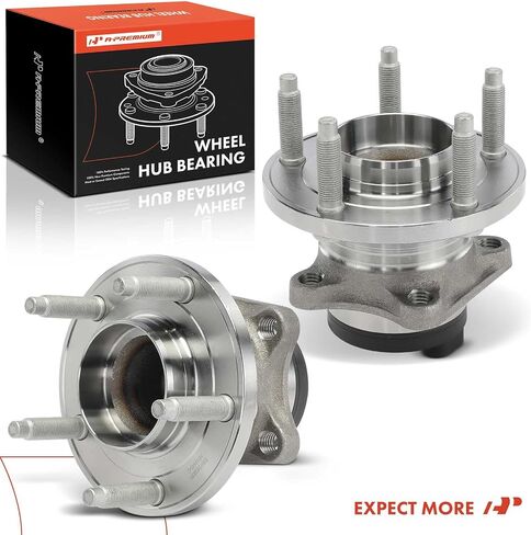 A-Premium 2 x Rear Wheel Bearing and Hub Assembly with 5-Lug Compatible with Ford Edge 2009-2010 & Lincoln MKX 2009-2010, FWD in Saudi Arabia