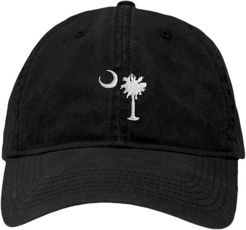 Go All Out Adult South Carolina Flag Embroidered Deluxe Dad Hat in Saudi Arabia