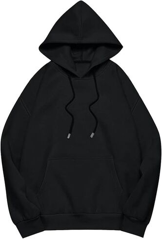 Hoodies for Women Oversized Fall Fashion Lightweight Long Sleeve Pocket Sweatshirt Hooded Casual Winter Warm Clothes in Saudi Arabia