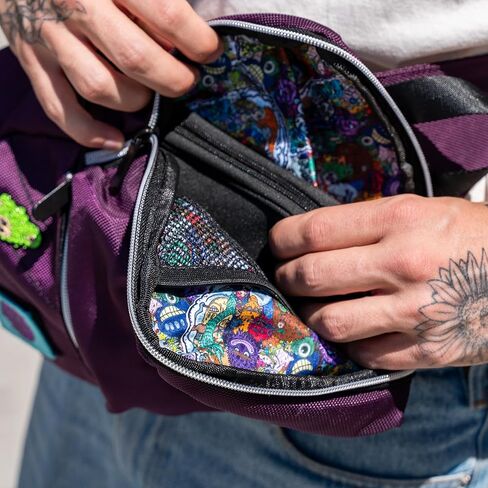 حقائب DIME - حقيبة ظهر The Tab Crossbody Sling، إصدار محدود من Vincent Gordon، حزام متين وقابل للتعديل، مزيج من القنب والبوليستر، (أسود) in Saudi Arabia