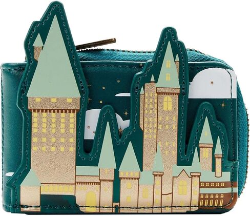 Loungefly Harry Potter Golden Hogwarts Accordion Wallet Standard in Saudi Arabia