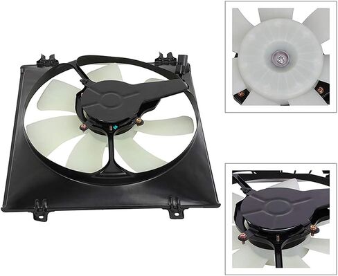 A/C Contenser Assolbly Assembly Side/RH Radiator Charing Fan متوافق مع 2008-2012 لهوندا من أجل اتفاق 2010-2011 لـ Honda for Accord Crosstour ، تم استبداله 674-50341R 611340 in Kuwait
