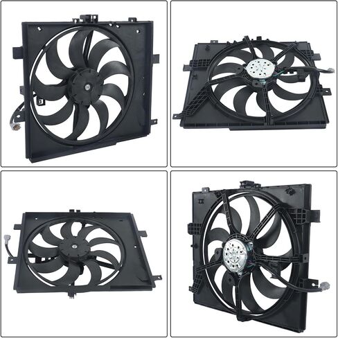 munirater Radiator Cooling Fan Plastic Replacement for Versa 2012-2019 Replacement for Micra 2015-2019 in Saudi Arabia
