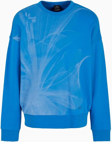 Armani Exchange Men's Floral Crewneck Pullover Sweatshirt in Kuwait