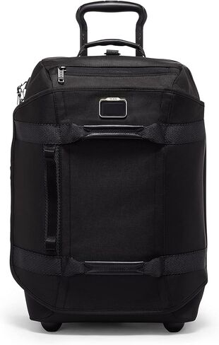 TUMI - Alpha Bravo International 2 Wheeled Duffel Backpack Carry-On - Adjustable Compact Travel Bag - 21.8" X 14.0" X 9.0" - Black Onyx in Saudi Arabia