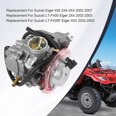 استبدال المكربن لـ Suzuki Eiger 400 LTF400 LTF400F 2X4 4X4 2002-2007 ، تشمل مرشح الهواء مرشح الزيت in Saudi Arabia