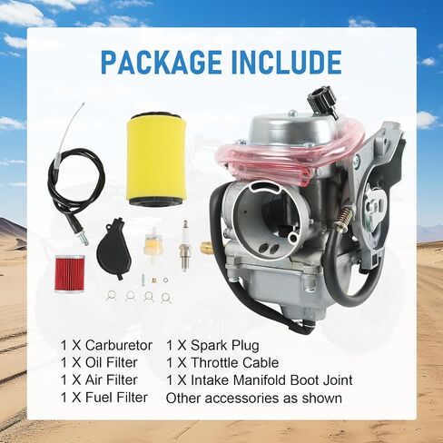 استبدال المكربن لـ Suzuki Eiger 400 LTF400 LTF400F 2X4 4X4 2002-2007 ، تشمل مرشح الهواء مرشح الزيت in Saudi Arabia